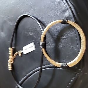 Necklace black cord